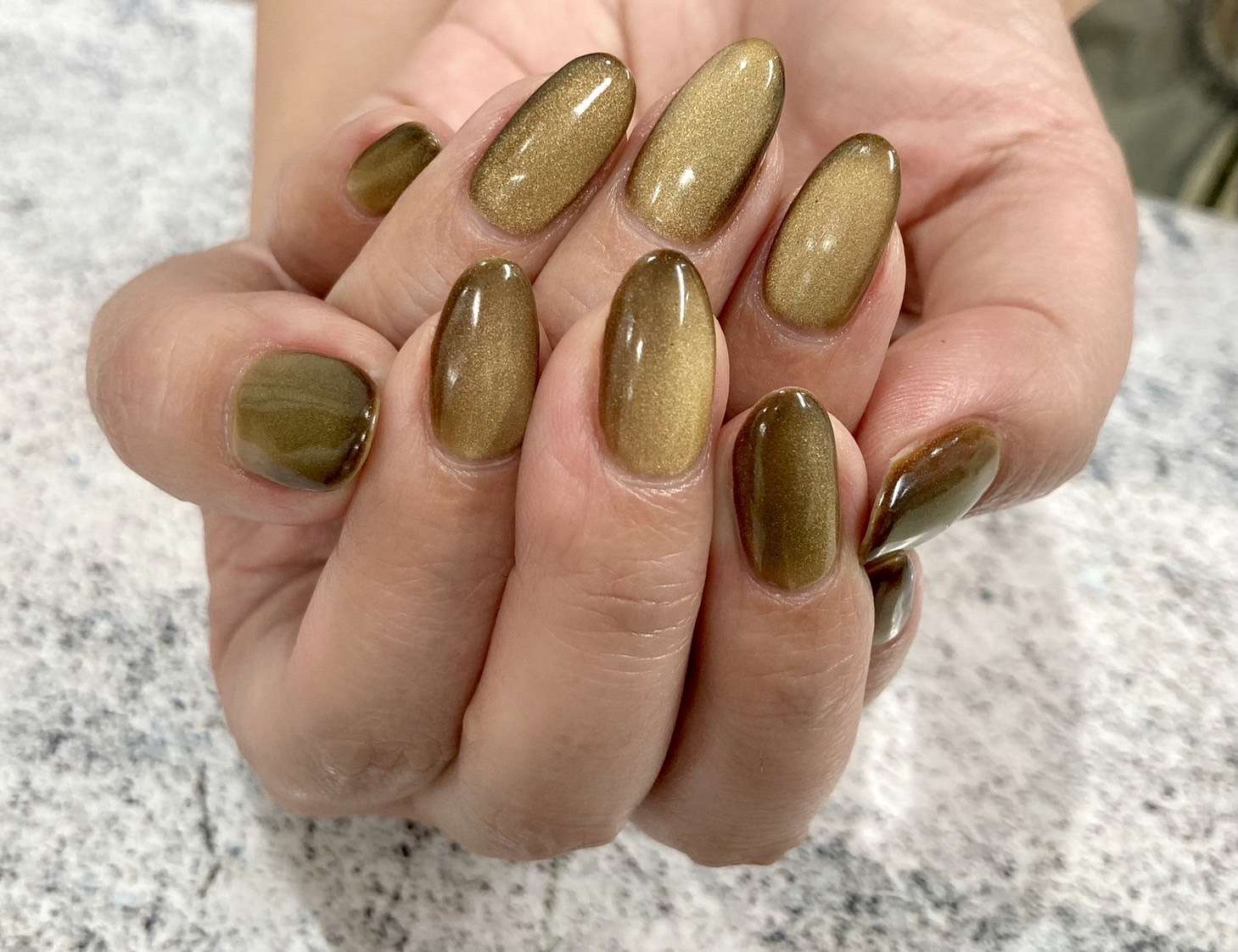 柏ネイル♡ワンカラーマグネットネイル